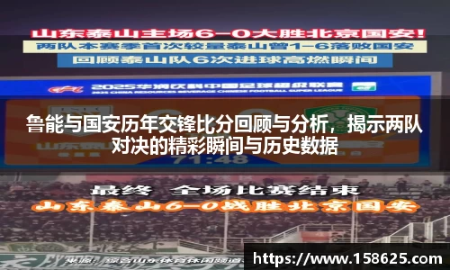 beats365鲁能与国安历年交锋比分回顾与分析，揭示两队对决的精彩瞬间与历史数据